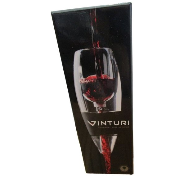 Vinturi Essential Wine Aerator New Stand Sediment Filter Travel Pouch IOB - Picture 1 of 12